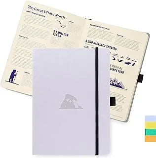 Dingbats* Earth A5+ Glicine Arctic Notebook - Dotted