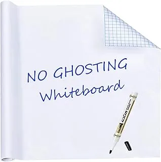 BPA® Whiteboard Stick, pvc White Board Stick on Wall, Dry Erase Board Sticker for Wall, Peel and Stick Whiteboard Pape (45x200cm)