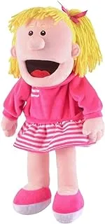 T-2420 White Girl Moving Mouth Hand Puppet