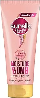 SUNSILK Collagen Blends Conditioner for dry hair, Moisture Bomb, Infused with Collagen + Hyaluronic Acid, 170ml