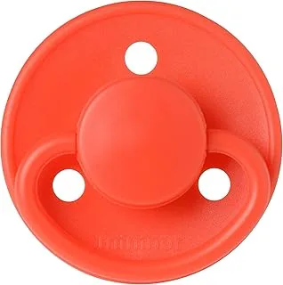 Mininor - Round Pacifier Latex 6M - Poppy Flower