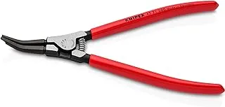 KNIPEX 45 21 200 Special Retaining Ring Pliers for retaining rings on shafts burnished plastic coated 200 mm