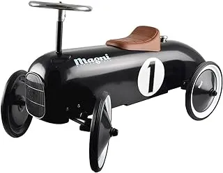 Magni Cool Running Ride-on Vintage Racing Car, Black