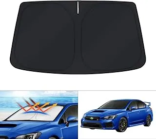 KUST Custom Fit Windshield Sun Shade for 2017-2023 Subaru Impreza WRX Sedan Impreza WRX Hatchback WRX STI Accessories Window Shade Sun Visor Protector Foldable Blocks UV Rays