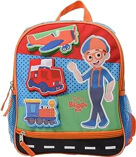 Blippi Vehicle Fun Interactive Mini Backpack For Kids, Boys & Girls Pre-School School Bag With Padded Back And Adjustable Straps,Versatile 12