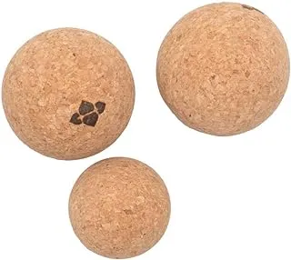 Halfmoon Yoga Natural Cork Massage Ball Trio - Allows Different Levels of Intensity and Muscle Targeting