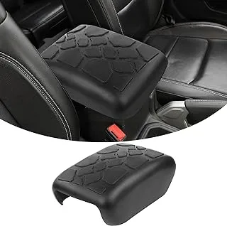 HTHE for Jeep Wrangler JL JT 2018-2022 Center Console Armrest Storage Soft Mat Pet Antiscrach Mat Cover for Jeep Wrangler JL 2Doors/4Doors Gladiator JT 4XE