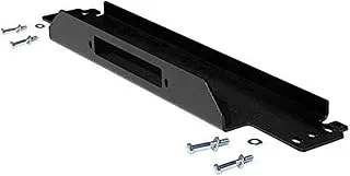 Rough Country Winch Mounting Plate for 1987-2006 Jeep Wrangler TJ/YJ - 1189, Front, Black