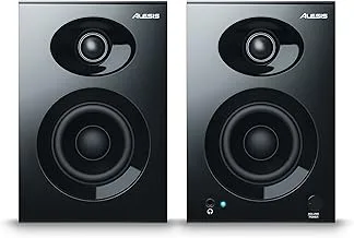 Alesis Elevate 3 MKII | Powered Desktop Studio Speakers for Home Studios/Video-Editing/Gaming and Mobile Devices