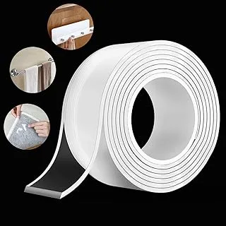 Nyza Double Sided Tape Heavy Duty - Multipurpose Removable Traceless Mounting Adhesive Tape for Walls，Washable Reusable Strong Sticky Strips Gel Grip Tape