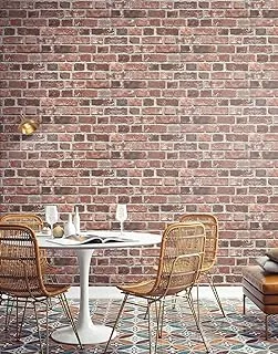 Transform Red Brick Peel and Stick Wallpaper