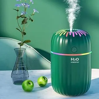 VITAL Humidifiers for Bedroom Baby Room with Night Light, Cool Mist Humidifier for Home,(EJ-21382) Office & Plant, Auto-Off,Quiet Operation with 360° Rotation Filter Sponge