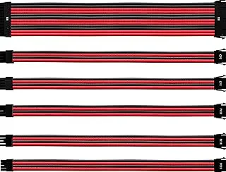 Cooler Master PVC PSU Extension Cable Kit, Red/Black