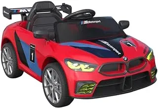 Dorsa 12V Battery Operated BMW Sports Ride on car for Kids, Ride on Kids Car with Music, Sound & Light| Electric Kids Ride on to Drive for 2 to 5 Years Boy Girl (Red)