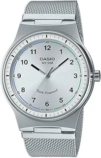 Casio Men's Watch - MTP-RS105M-7BVDF White Dial, Silver Band