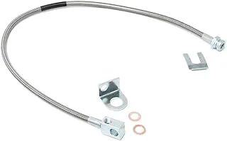 Rough Country Rear Stainless Steel Brake Lines for 87-06 Jeep TJ/YJ/XJ - 89703