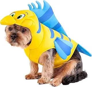 Rubie's Disney Little Mermaid Flounder Pet Costume, As Shown, Large