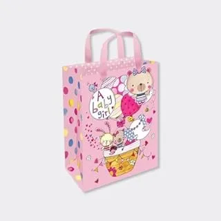 Rachel Ellen Designs Baby Girl Gift Bag, Pink