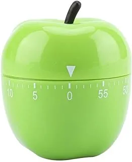 ECVV Kitchen Timer 1-60 Minutes, 360 Degree Cooking Tool Mechanical Countdown Apple Timer | Kitchen Timer Cooking Manual Counter Clock Backing Yoga Sport Study Time Reminder | Apple Shape |