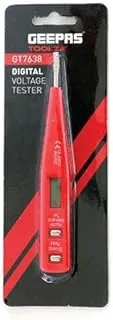 Geepas Digital Voltage Tester, Red