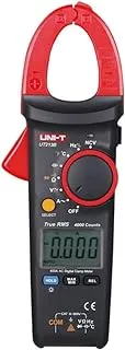 UNI-T 7720186 UT213 Series Digital Clamp Meter, 400 A, Red/Grey