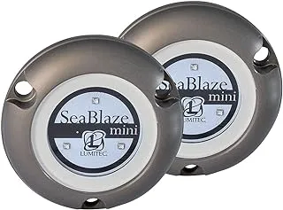 Lumitec SeaBlaze Mini LED Surface Mount Underwater Boat Light, 2 Per Pack, White - 101245