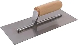 Royal Apex Notched Flatten Square Trowel with Wooden Handle for Wall Floor Tile Grout (Faltten Square)