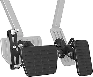 DriFeez Gas and Brake Pedal Extenders for Short Drivers People Driving Cars, Go Kart, Ride on Toys, Adjustable Length and Angle Auto Vehicles Brake and Accelerator Pedals (Version DF-YCQ200)