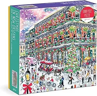 Michael Storrings Christmas in New Orleans 1000 Piece Puzzle with Square Box