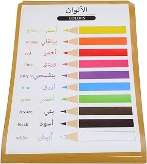 ملصقات تعليمية للأبجدية العربية لمرحلة ما قبل المدرسة من BPA®