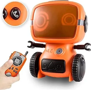 Fitto Robot Toy For Kids, Interactive Remote Control Pet with Walkie Talkie and Wireless RC Programming Mode For Boys and Girls Holiday Educational Gift