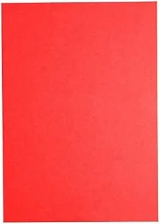 Funbo 220gsm Chart Paper 20-Piece Set, 50 cm x 70 cm Size, Red