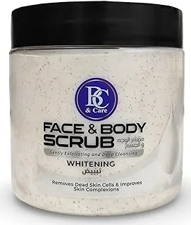 BC & CARE Whitening Face & Body Scrub: Gentle Exfoliation and Deep Cleansing, Enhances Skin Complexion - 500ml