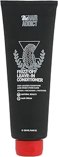 Frizz Off Leave in Conditioner 250ml-Locked Moisture, Styling & Frizz-Free Hair| Fights Humidity Induced Frizz | 0% Sulfates, Silicones, Parabens | Enriched with Papaya, Macadamia & Pro-Vitamin B5