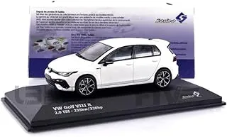 Solido Model Car 1:43 VW Golf VIII R White