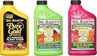 Dr. Earth Organic & Natural Vegetable Garden 3 Step Fertilizer Kit