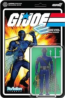 SUPER7 - G.I. Joe Snake Eyes Combat Gladiator 3.75 in Reaction Figure