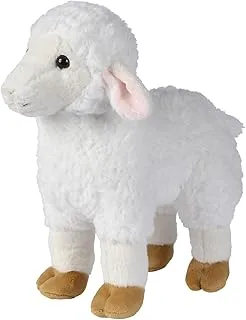 Nicotoy Sheep Plush Cuddly Toy, 30 cm Height, White