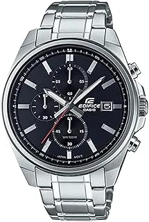 Casio Edifice Men's Watch - EFV-610D-1AVUDF Black Dial, Silver Band