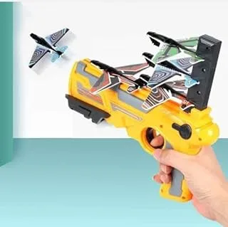 Plane Toy Gun Air Battle One-Click Ejection Model Airplane Launcher Toy