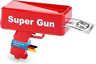 GOODS+GADGETS Super Money Gun Toy Money Gun Party Revolver Shoots Fake Dollar Banknotes for Supreme Fun