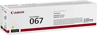 CANON 067 Yellow Toner Cartridge, Yields of 1,250 Pages