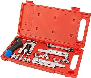 Wostore Flaring Swage Tool Kit for Copper Plastic Aluminum Pipe With Tubing Cutter & Ratchet Wrench