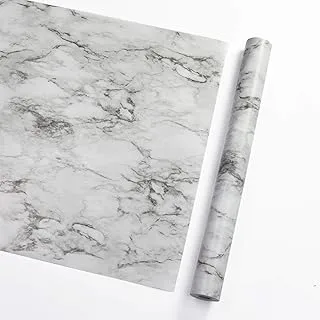 BPA Landscape Wallpaper Contact Paper, 0.45 * 10m Self-adhesive Wallpaper Waterproof Oilproof PVC Vinyl Sticker for Living Room, Countertop, Kitchen, Furniture