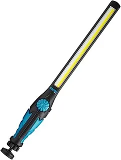 Capri Tools Ultra-Thin 620-Lumen COB LED Work Light, Cool White & UV Dual Mode, Magnetic Swivel Base, Blue, CP41800