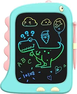 Montchi LCD Writng Tablet Kids Toys for 2 3 4 5 6 سنوات من العمر بنين بنات هدايا، 8.5 بوصة طفل صغير لعب خربش المجلس، ألعاب الديناصورات لوحة الرسم للأطفال 2 3 4 سنوات من العمر صبي فتاة هدايا عيد ميلاد (الأزرق)