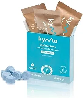 Kyma Disinfectant Refill Box, 1.5L (Makes 3x 500ml Bottle of Disinfectant), Non-Toxic, Eco Friendly, Fights Viruses & Bacteria, Disinfects Surfaces