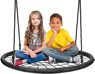 Sorbus Saucer Tree Swing- Kids Outdoor Disc Round Swing - 40