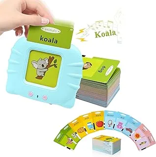 Excefore Flash Cards for Toddlers, Talking Flash Cards Educational Toys for 1-4 Year Old, Kids Speech Therapy Toy 112 Cards 224 Sight Words with Sound, Birthday Gift for Boys Girls