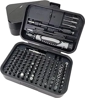 130 in 1 Precision Screwdriver Set (اصلي ORIGINAL) DIY Repair Tools Kit with Portable Case Use for latest gadgets,iPhone,Laptop/PC,Macbook,Watch Glasses and Other Electronics Device.